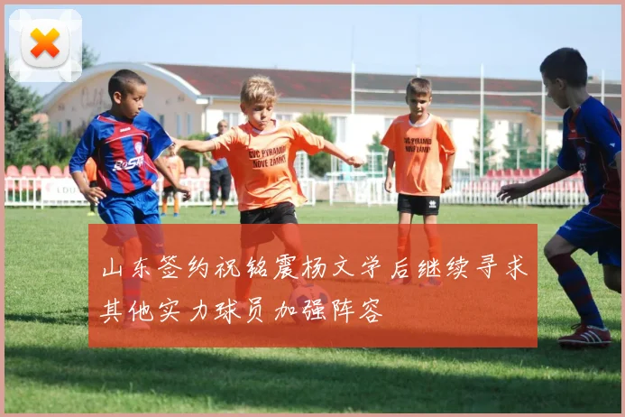 山东签约祝铭震杨文学后继续寻求其他实力球员加强阵容